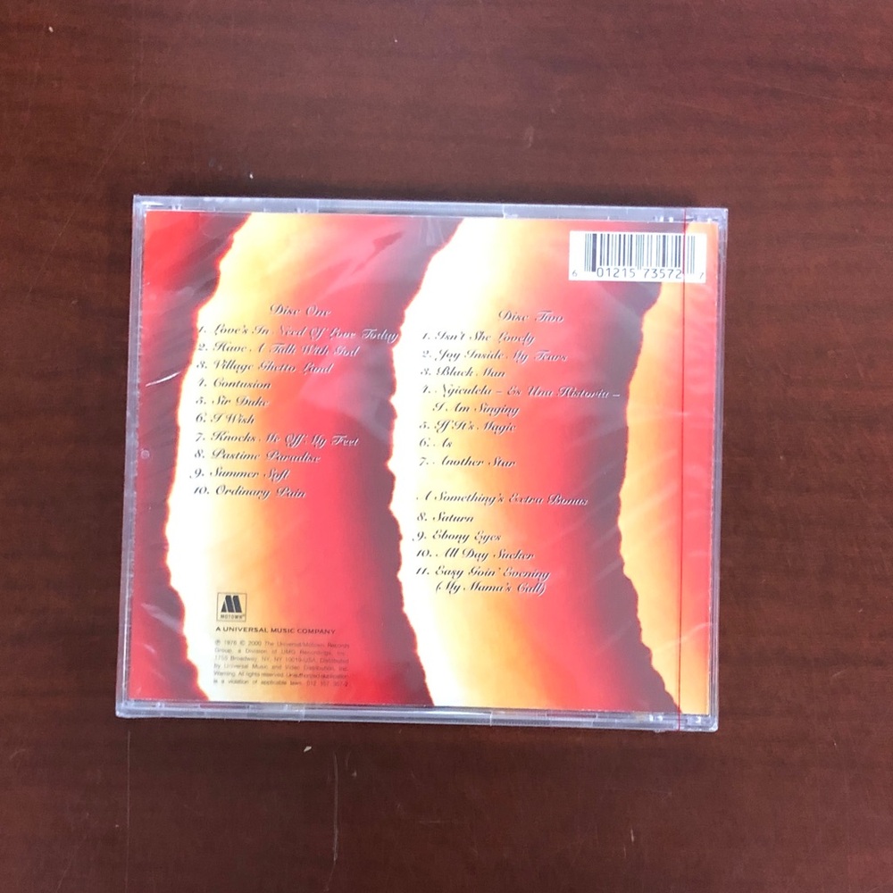 Stevie Wonder Album CD - Picture 2 of 2